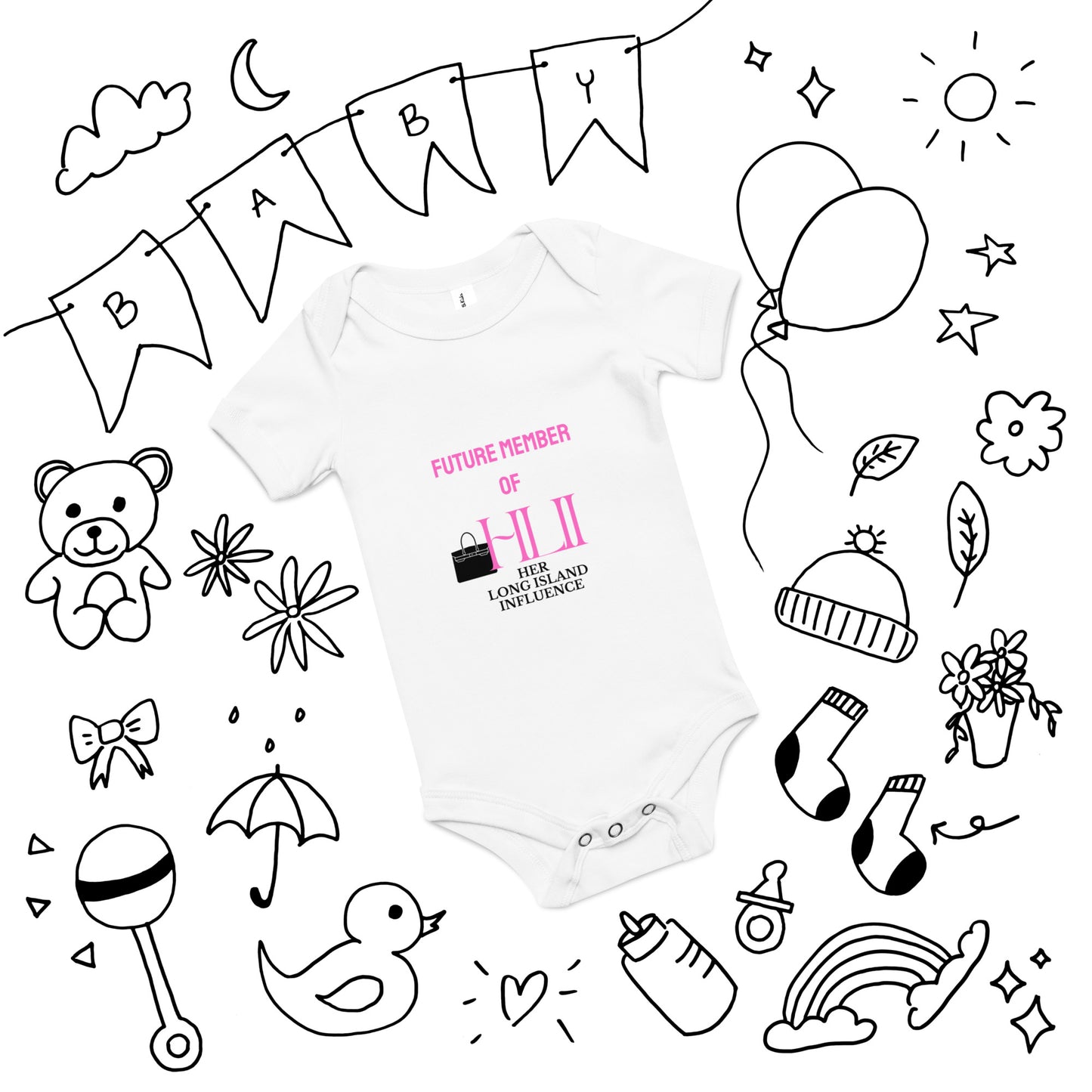 HLII Baby Short Sleeve Onesie