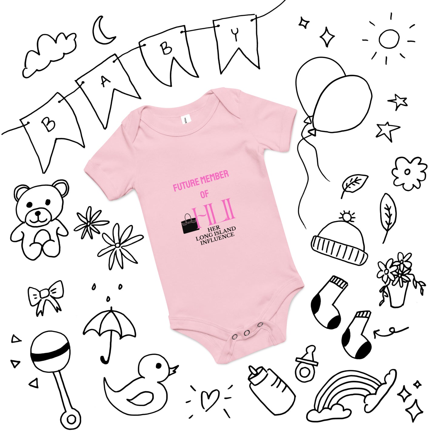 HLII Baby Short Sleeve Onesie